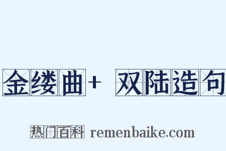 金缕曲+双陆造句是什么意思的图片